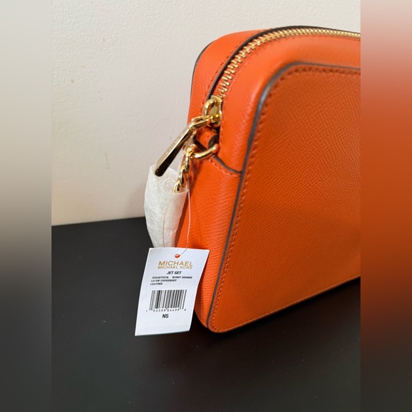Michael Kors Vibrant Orange Crossbody Bag - Picture 6 of 8